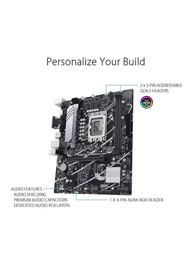 B760M-K - LGA 1700 PCIe 4.0 2.5Gb Ethernet