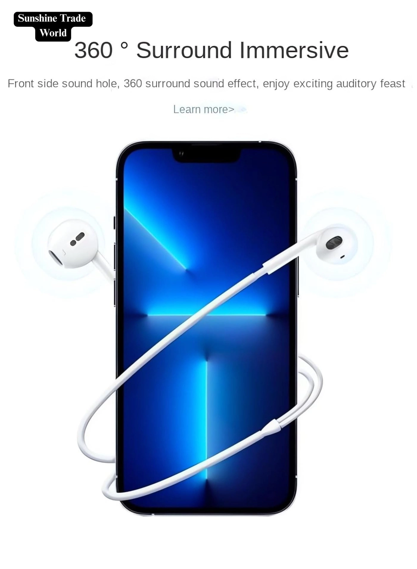 Lightning Earphones for iPhone Wired Earphone