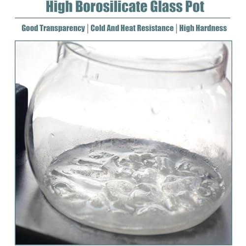 Ice drip coffee maker - 1000ml 5-8 Cups Detachable Borosilicate Glass