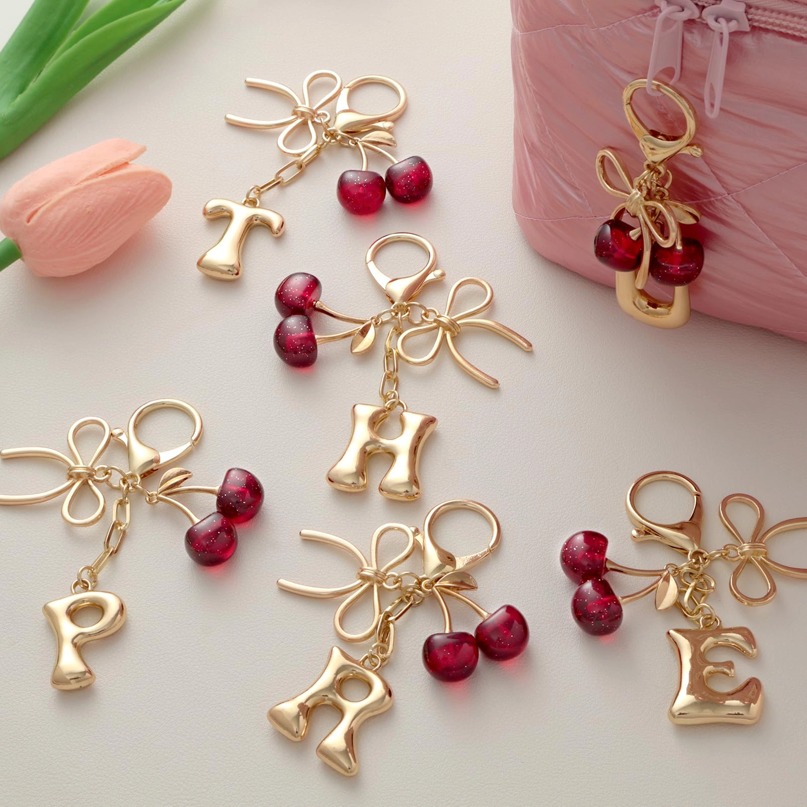 Initial P Keychain - Letter