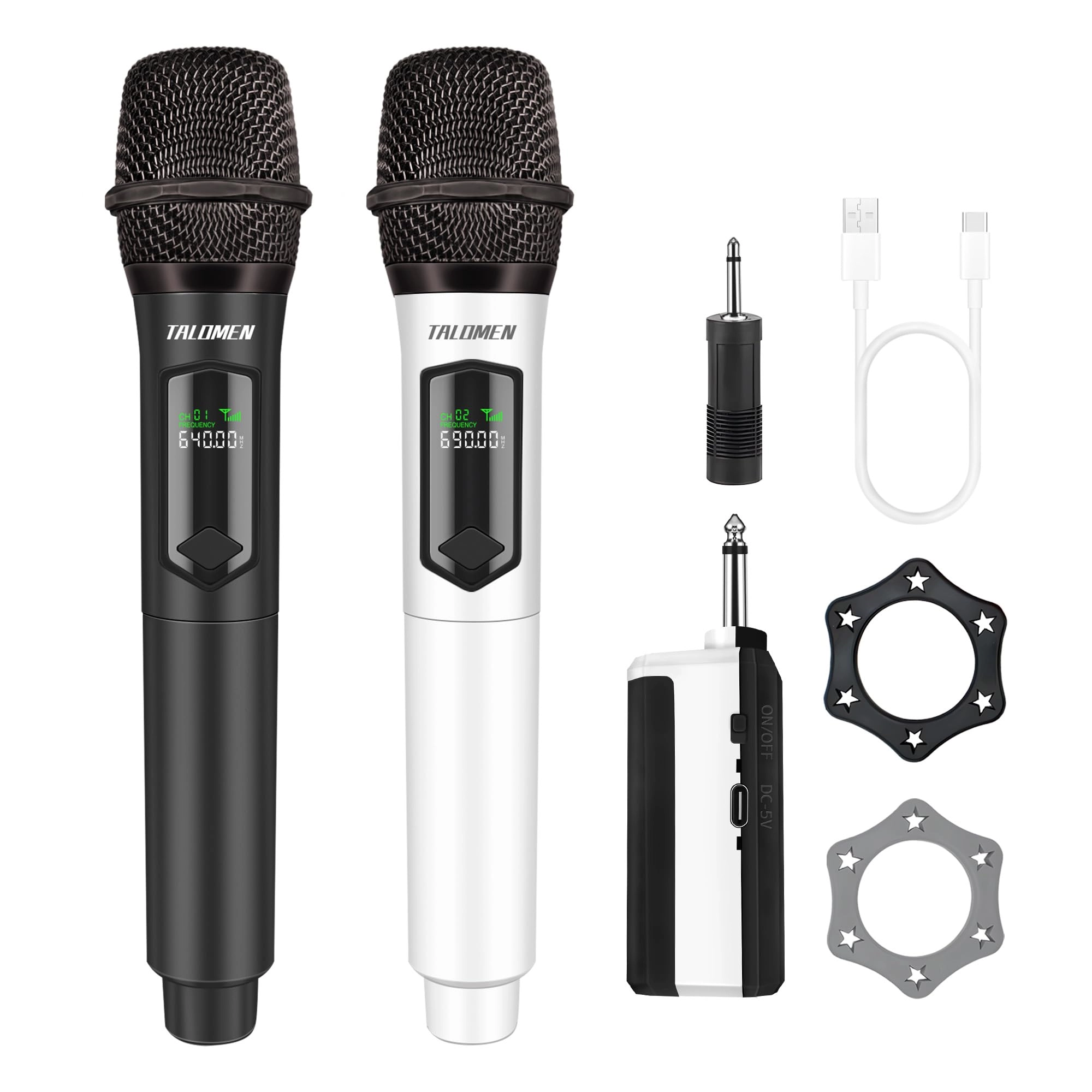 talomen K60 - 2 x handheld wireless microphone
