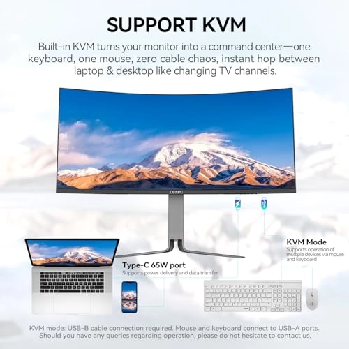 Ultrawide Curved Monitor - 3440x1440 34 Inch