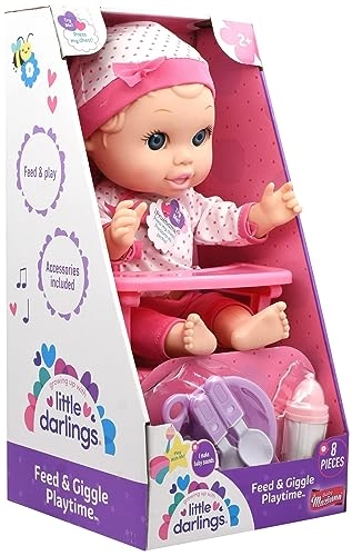 Feed & Giggle Playtime - 12 Inches Sound Feature 8-Piece Feeding Set Ages 2+