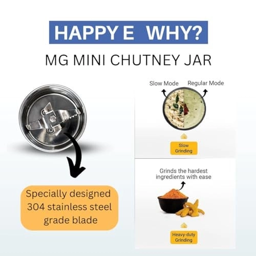 Mixer Grinder Jar - 180 ml