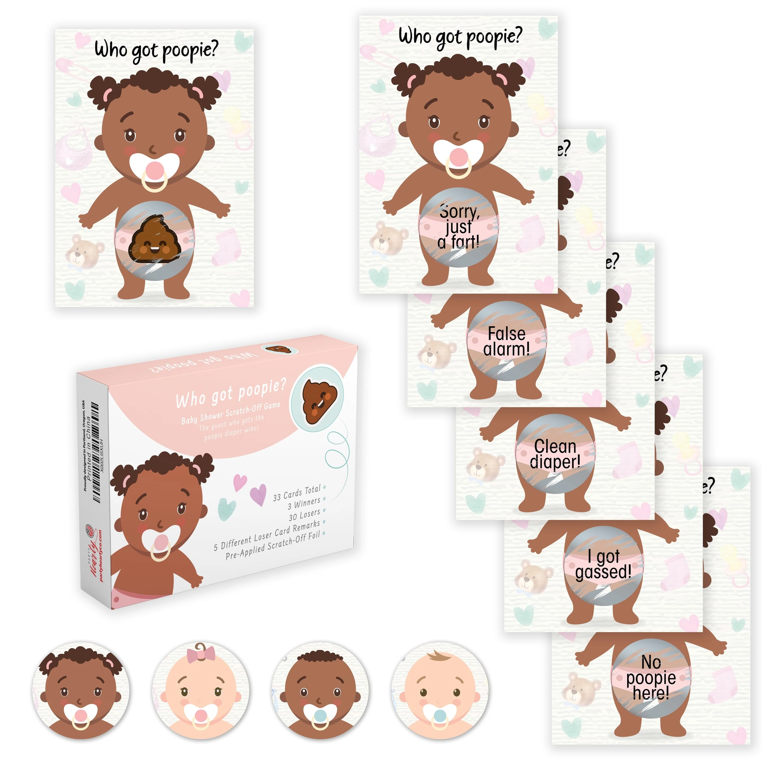 Baby Shower Games - 13 years and up 33 pcs
