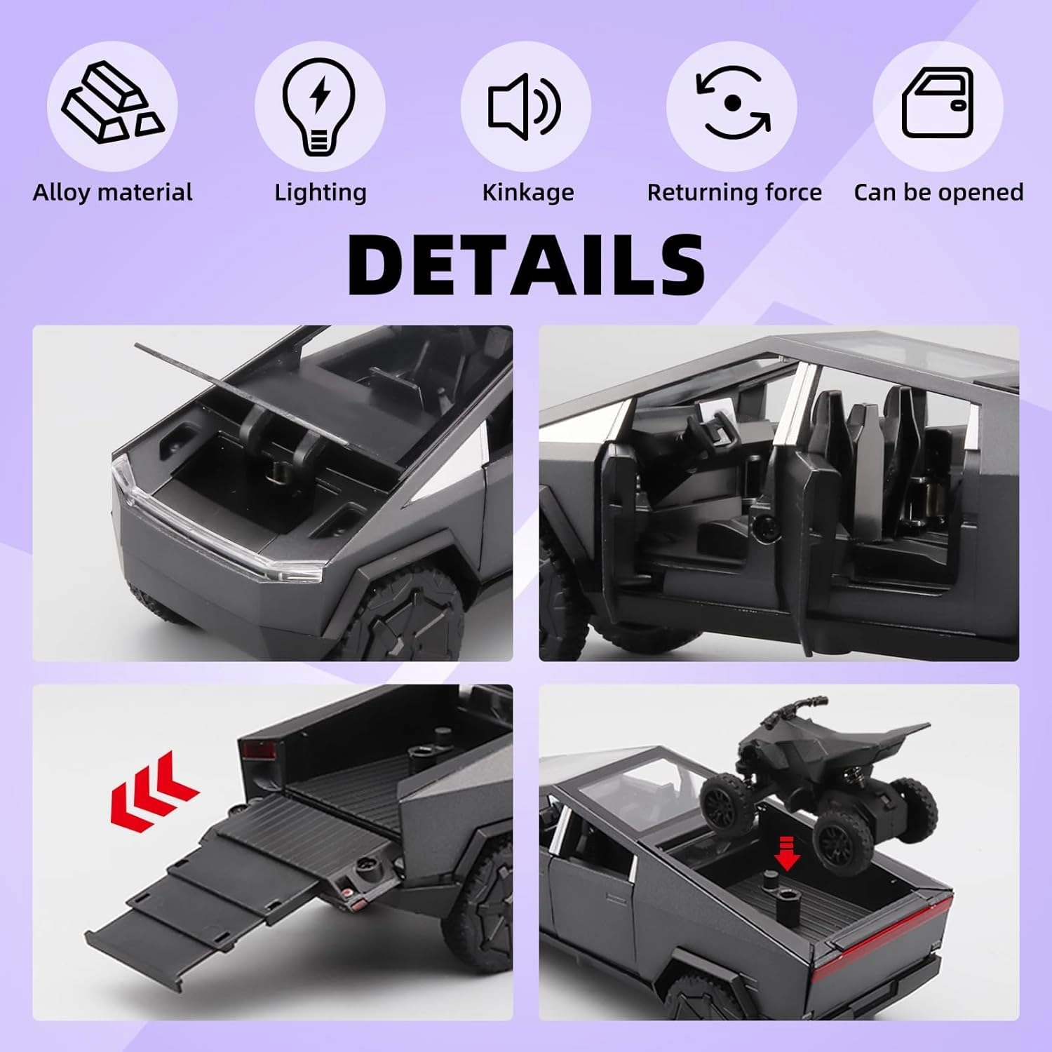 Tesla Pickup Trailer - 1:32 1pcs