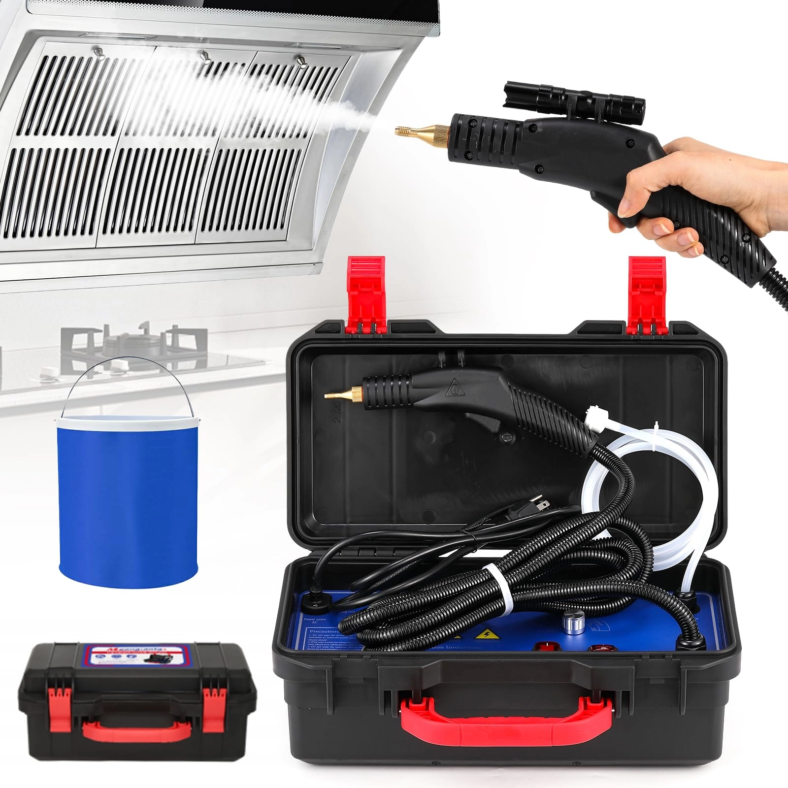 Handheld Steam Cleaner - 1700W 220V Tankless