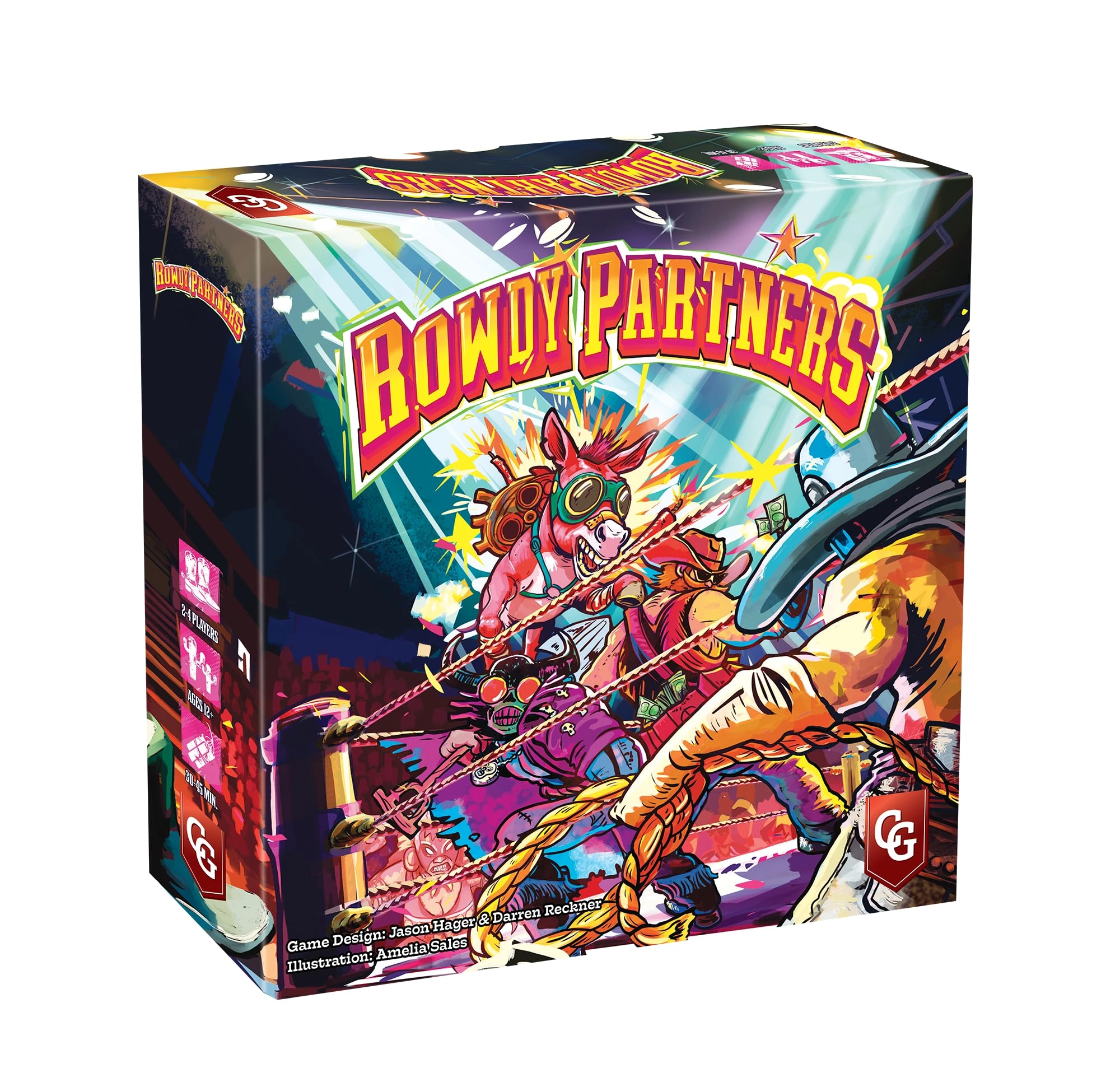 Capstone Games Rowdy Partners - Card Game