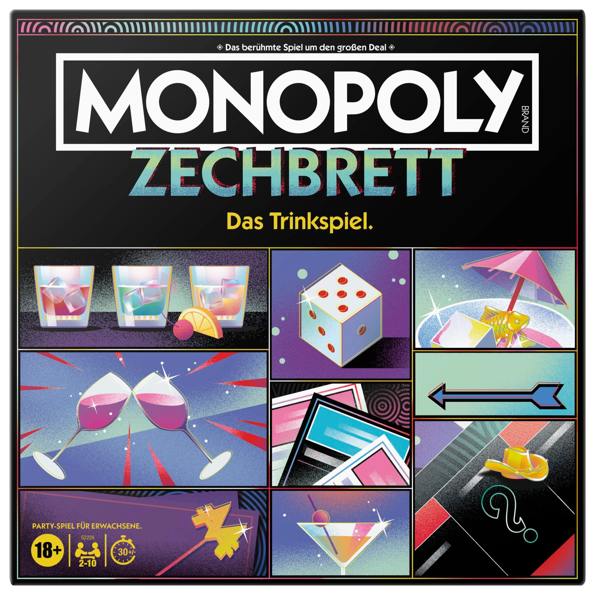 Hasbro Monopoly: Board Crawl - Drinking Game (German)
