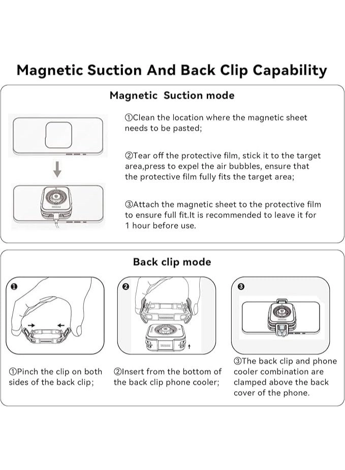 5 Cooler - 30W Magnetic Gaming Fan
