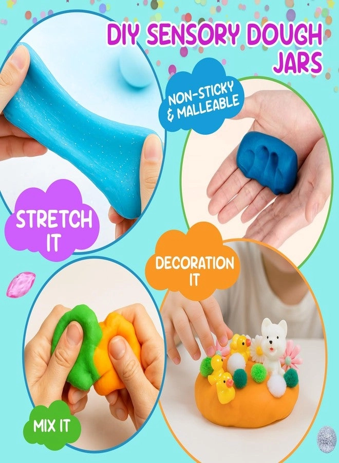 Play Dough Jars - 8-Pack