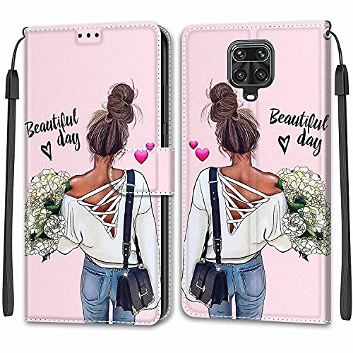 Nadoli Wallet Case Folio for Xiaomi Redmi Note 9 Pro