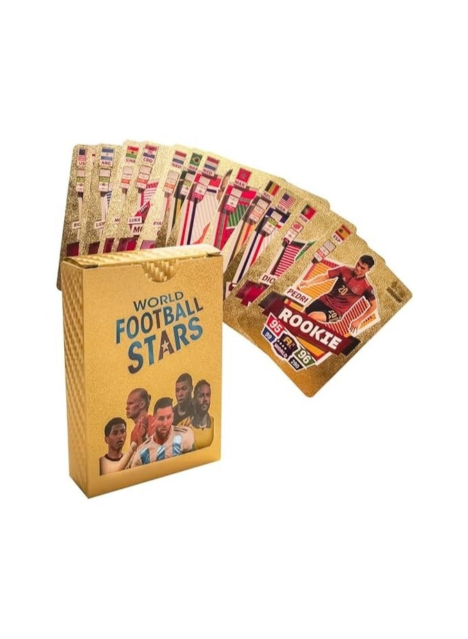 xozgdovg 2022/23 World Cup Soccer Star Card - 55pcs
