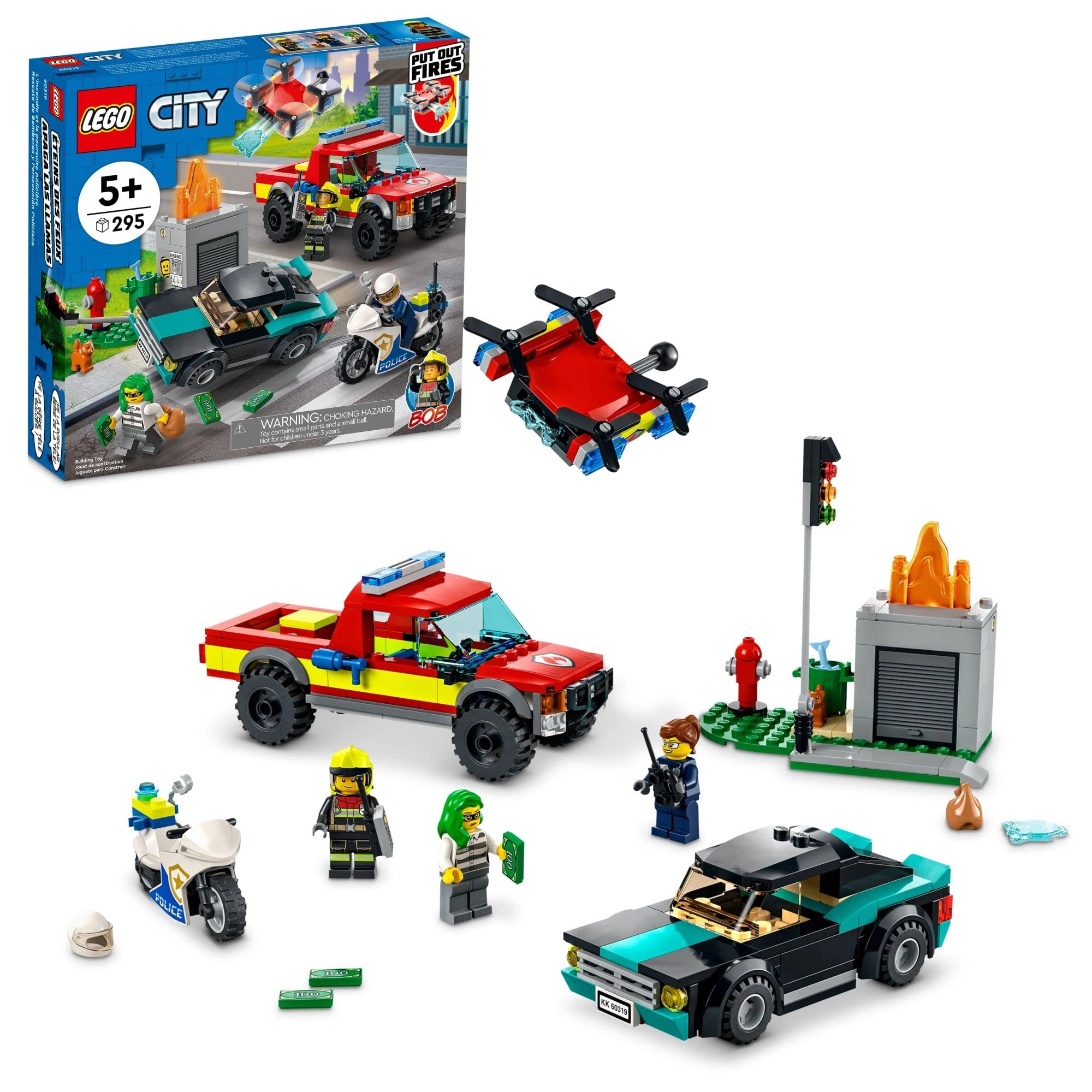 City Fire Rescue & Police Chase (60319)