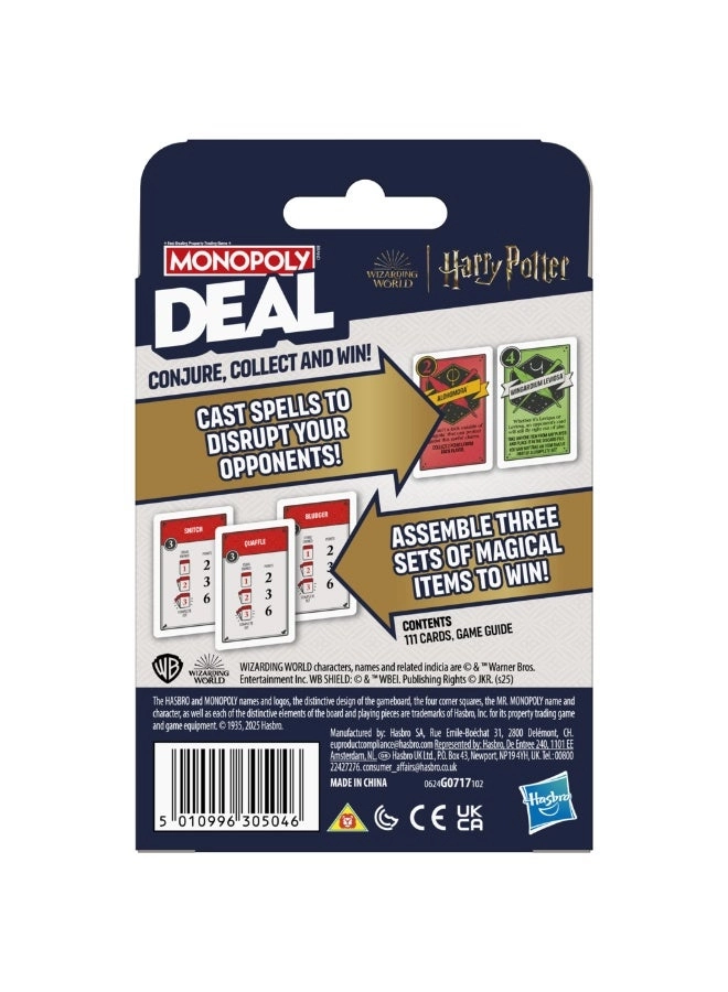 Monopoly Deal: HARRY POTTER - Card Game