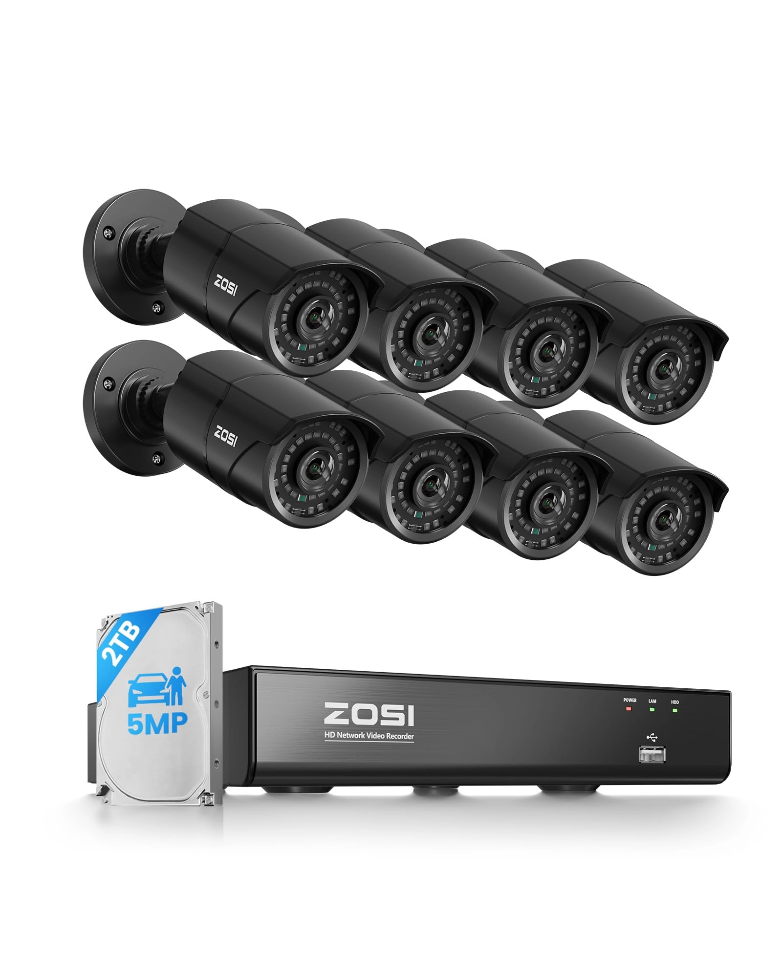 Ansjer Electronics Co., Ltd. Home Security Camera System - 8CH