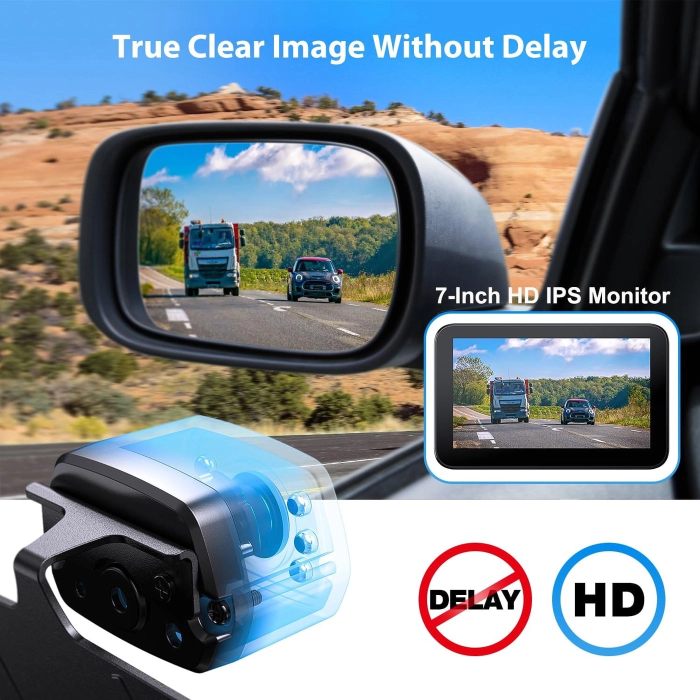 Wired Backup Camera - Night Vision Wired 1080P