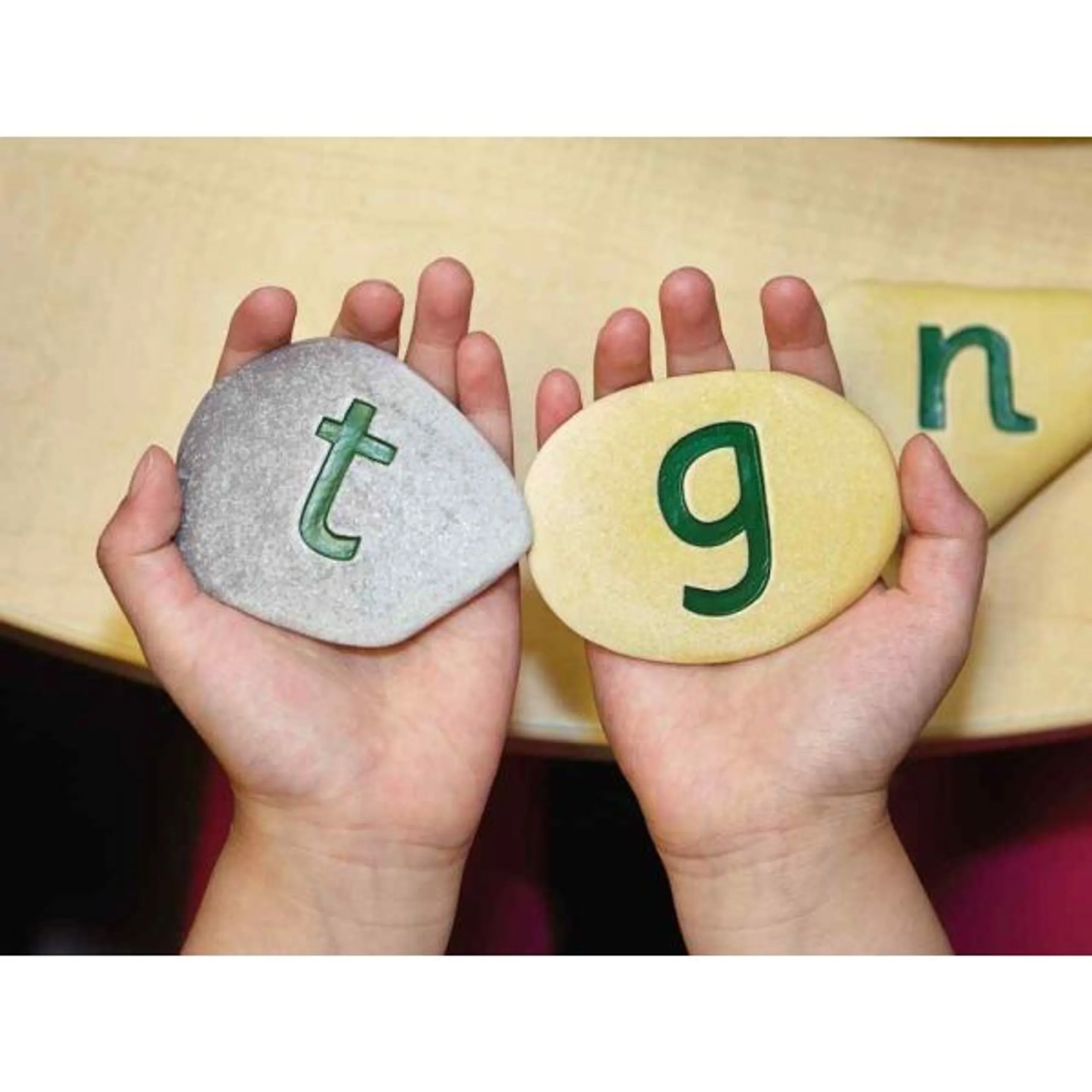 Jumbo Alphabet Pebbles - 2 years & above 26 pieces