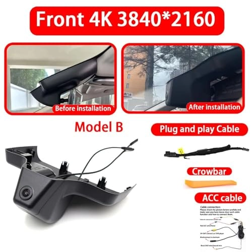 Dash Cam - 4K 2160P for Hongqi H5 II 2022-2024