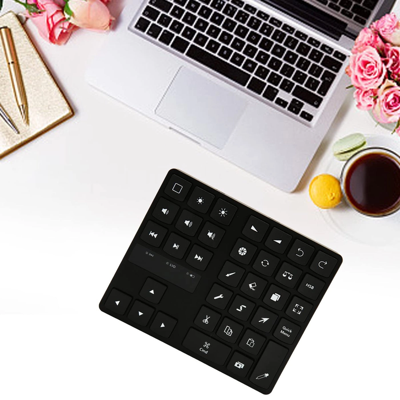 Keyboard for Procreate - One Handed Ergonomic 35 Shoutcuts