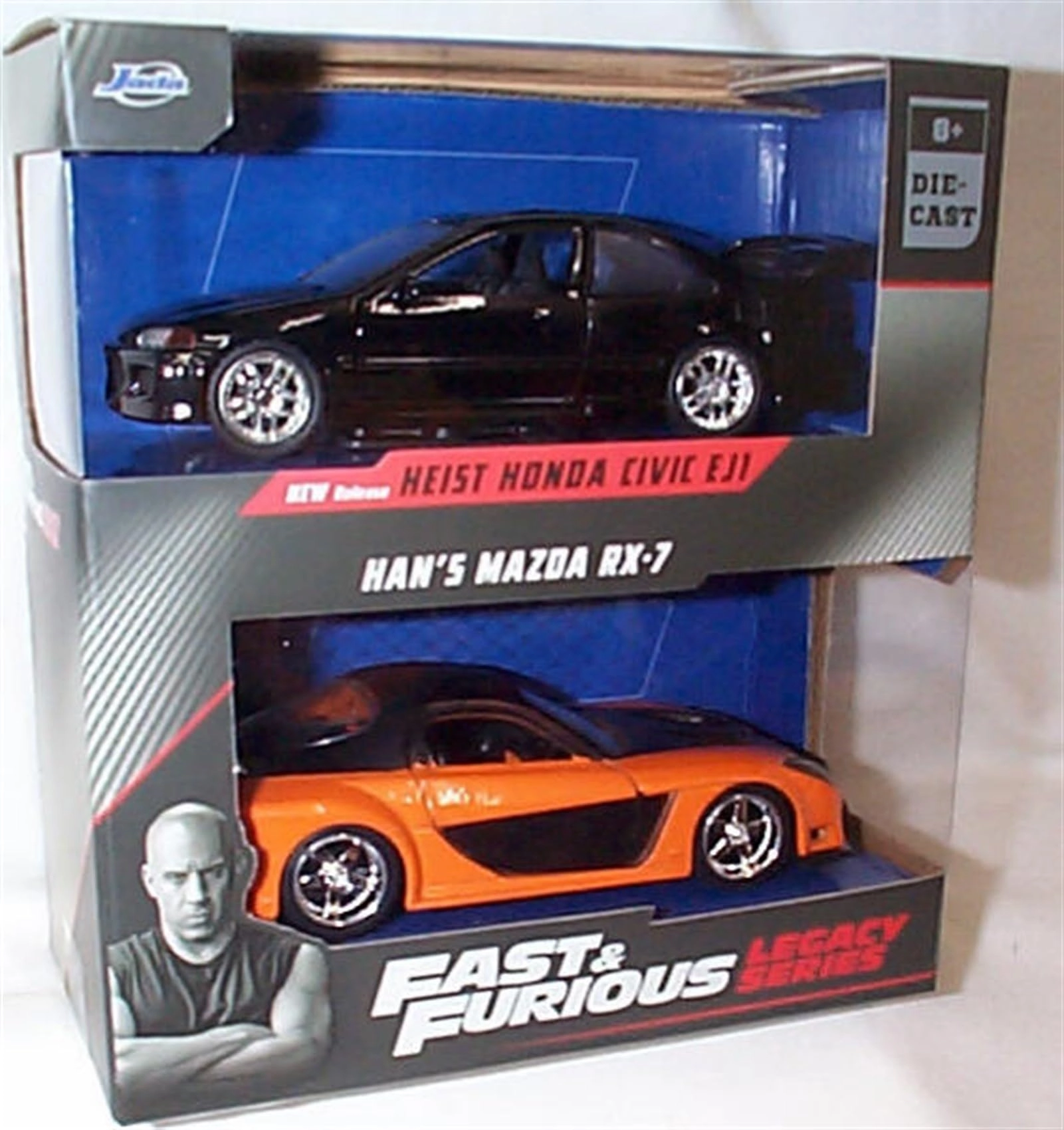 Jada Civic EJ1 + RX-7 - 1:32