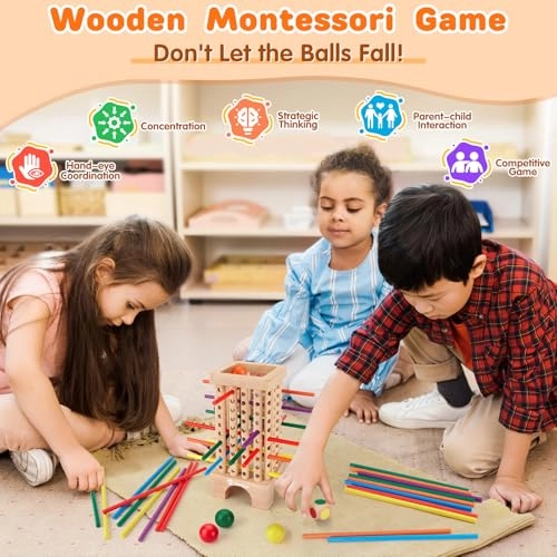Montessori toy board game, - 24 months - 10 years 42 pieces