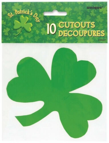 Party Zone Mini Shamrock Cutout