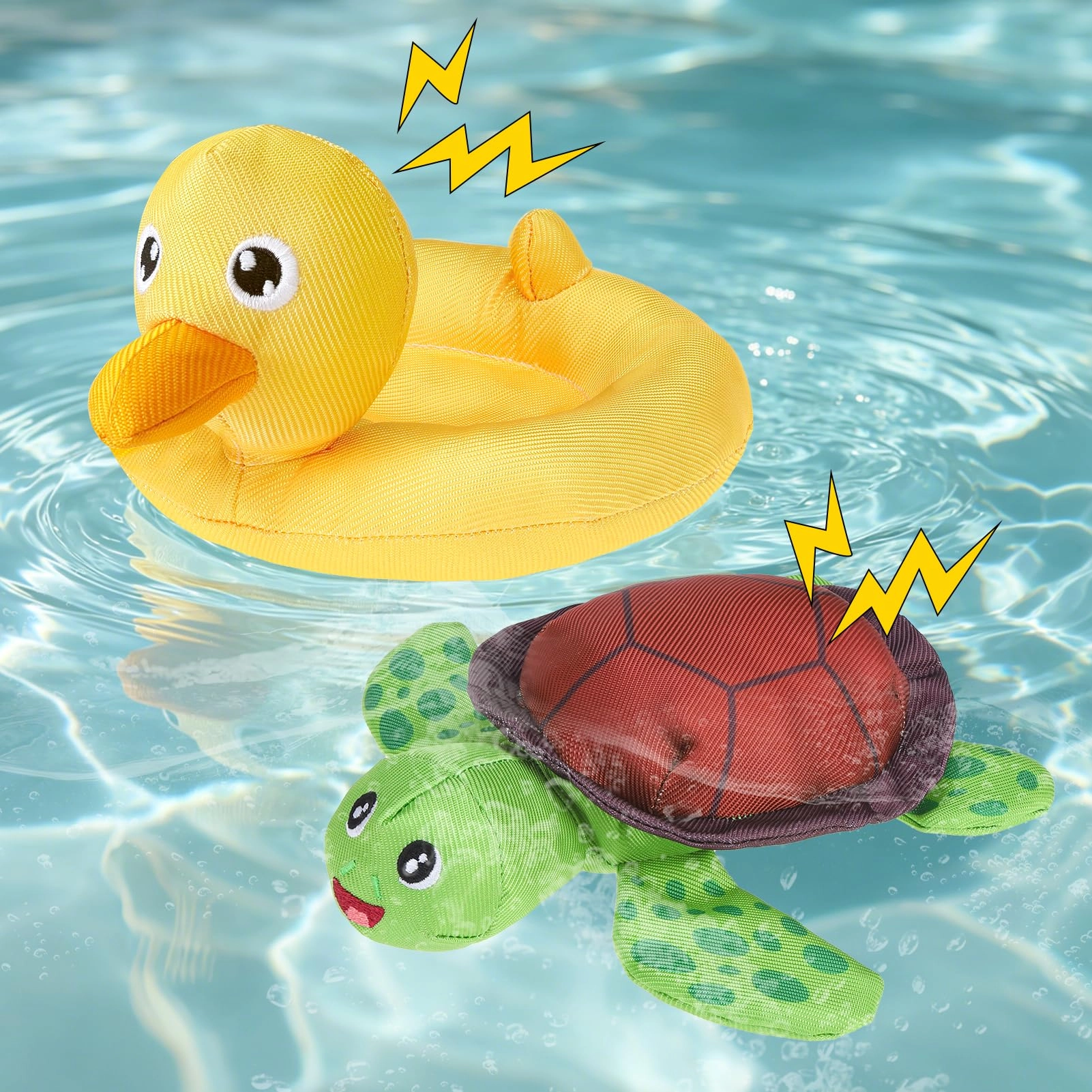 SCENEREAL Turtle - Floating Squeaky + Duck