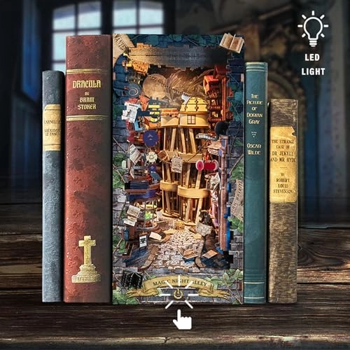 Book Nook Kit - Magic Night Alley 1:12