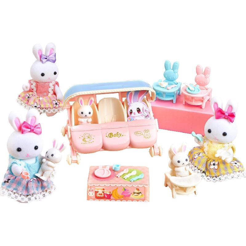Cute Rabbit Fun Baby Cart Set