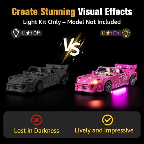 Light Up Kit for Lego 77241 - Speed Champions