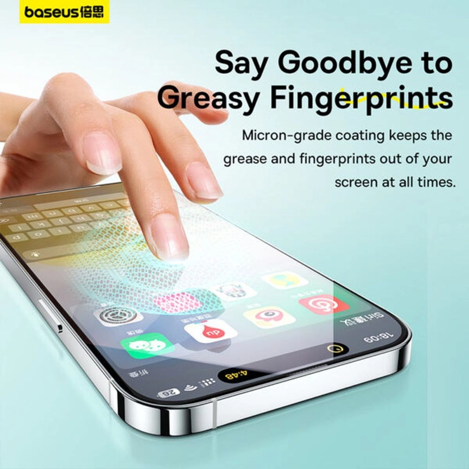 Clear Tempered Glass Screen Protector for iPhone 15 Plus