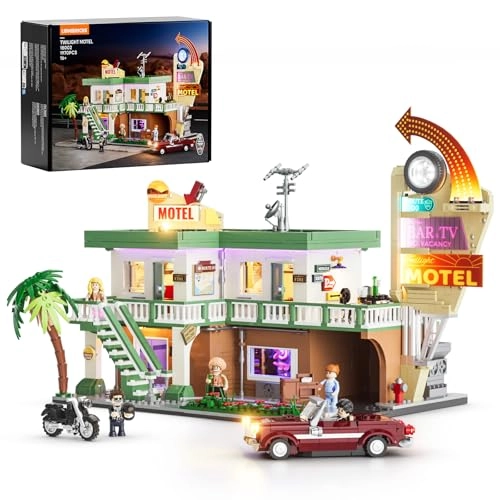 City Car-Hotel Lighting Building-Bricks Set - 1970 pcs