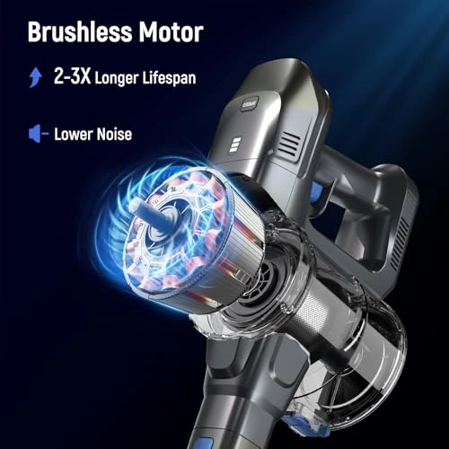 Cordless Vacuum Cleaner - 35Kpa 50 Mins Runtime