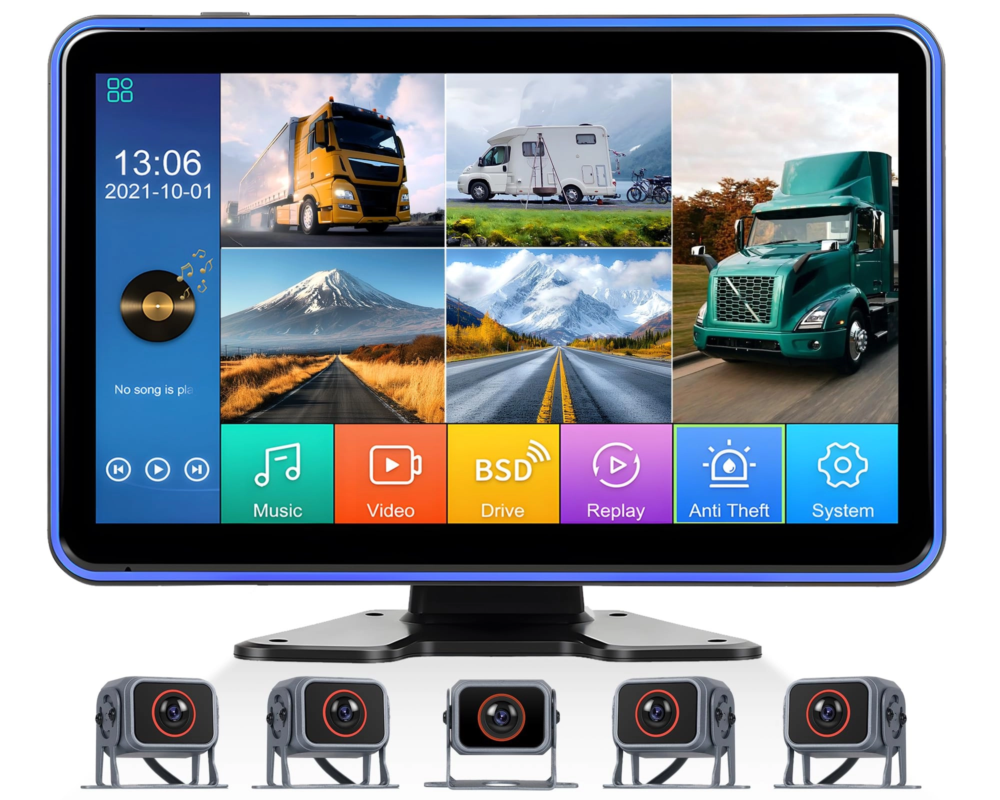 RV Backup Camera System - Night Vision Wired 1080P