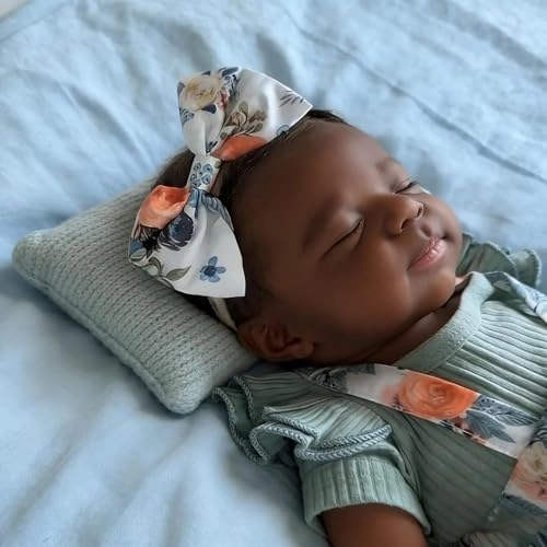 Reborn Baby Doll - 18 Inch Silicone Girl Sleeping Ages 3+