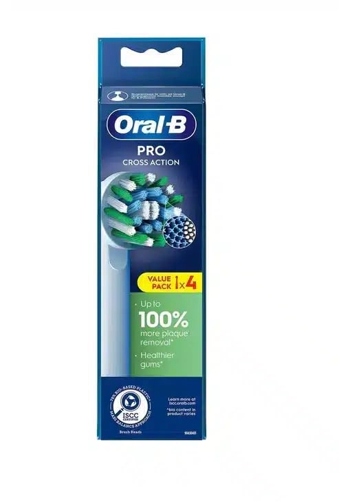 Cross Action - 4 Count Replacement Brush Heads