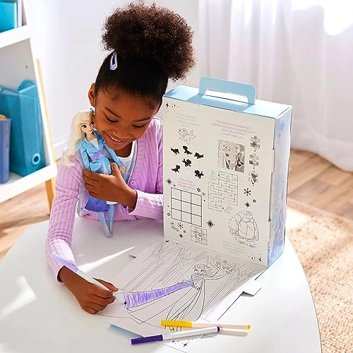 Elsa Story Doll - 11 Inches Includes Olaf and Bruni mini figures Ages 3+