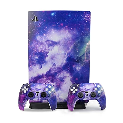 PS5 Console Skin - Disk Edition + PS5 Controller Skin - 2 Controller Skins