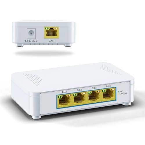 EN-S4P - 5 60W 48V 802.3af/at Gigabit