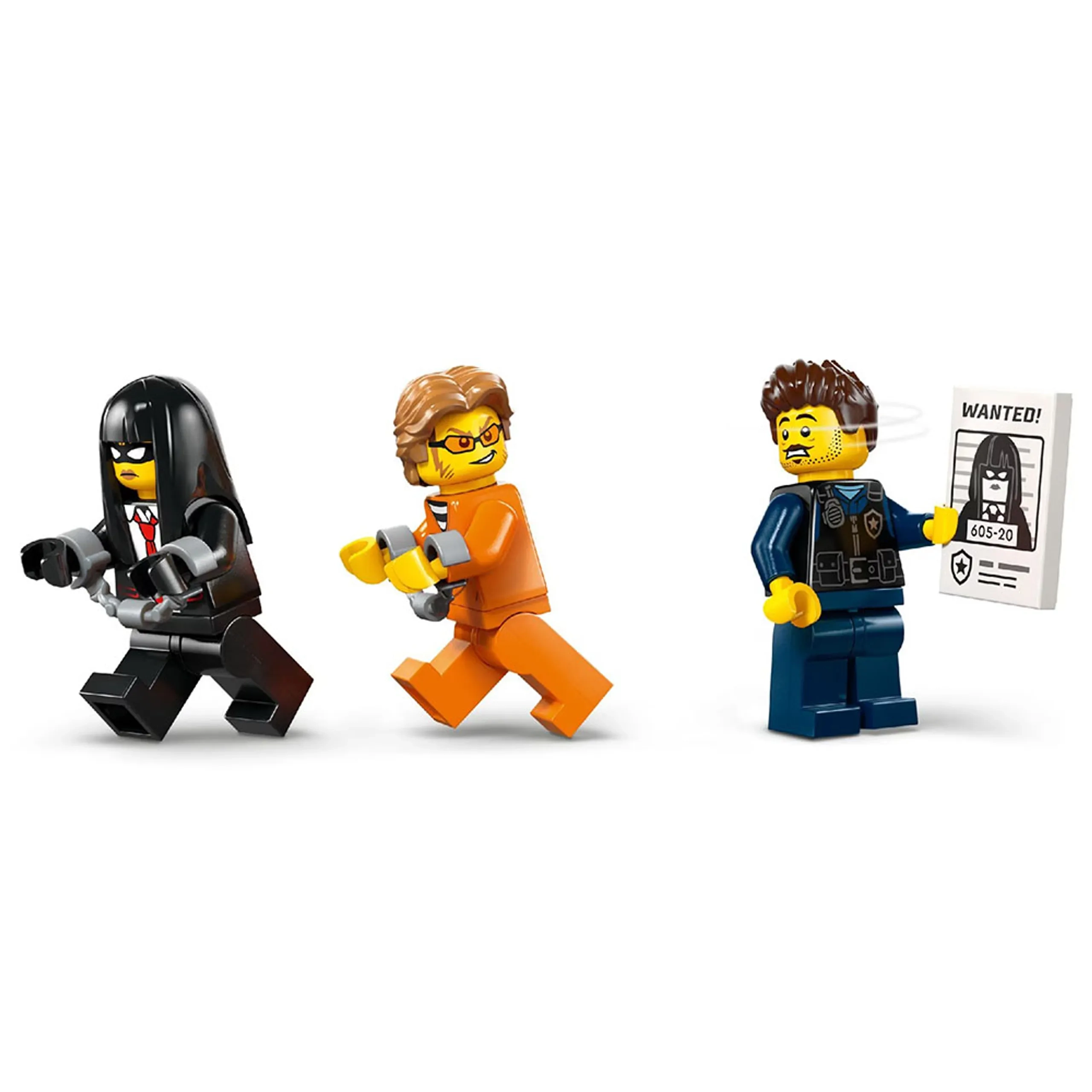 City Police Prisoner Transport Van (60479) - 3 Minifigures Motorbike