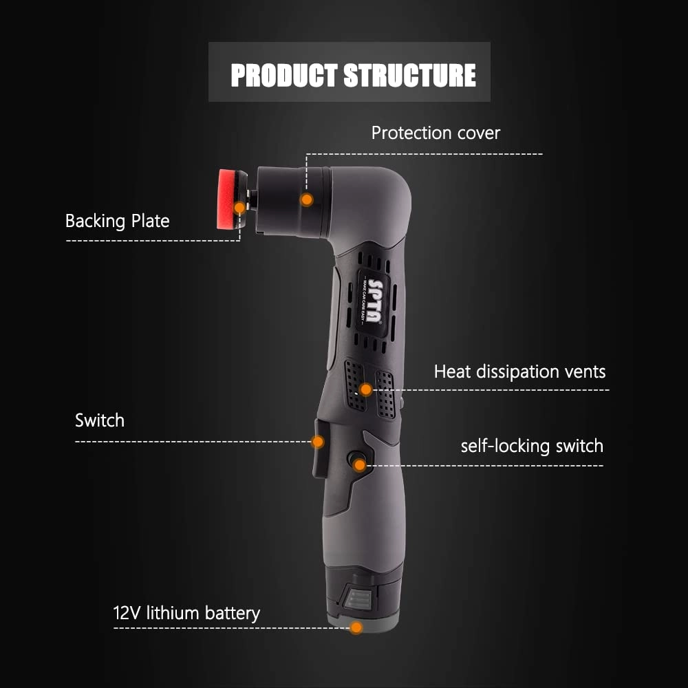 Cordless Mini Polisher - 25mm 50mm 80mm
