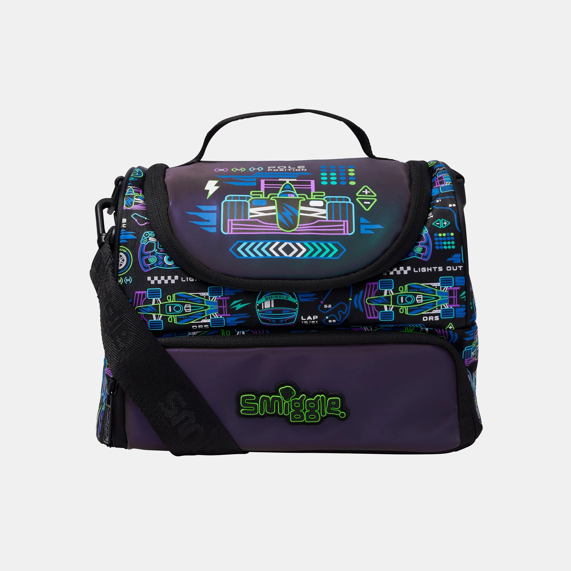 Smiggle Accelerate Double Compartment Lunchbox - 5.4 L