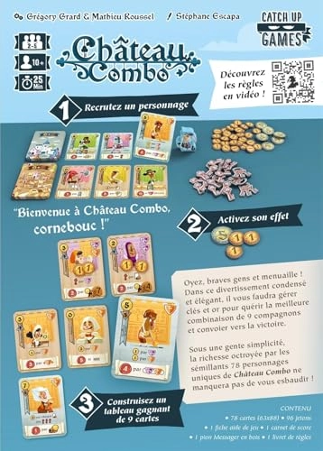 Chateau Combo - Card Game + Au Cachot - French + Bottle Opener
