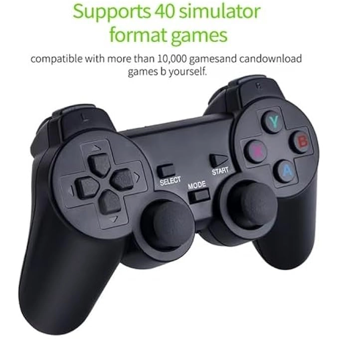 Wireless Game Controller - 2.4G 2 Controllers + USB Adapter