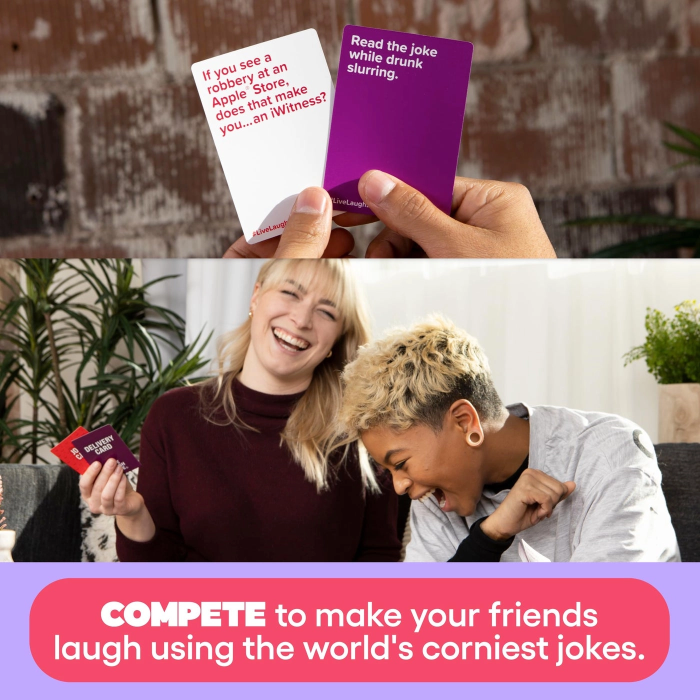 Live Laugh Lose - 1 piece 17 years and up English