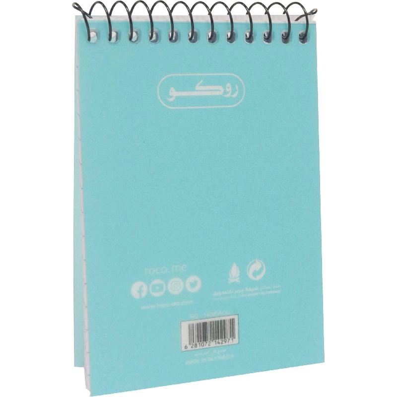 Memo Notebook A7 Spiral - Lined 60 Sheets