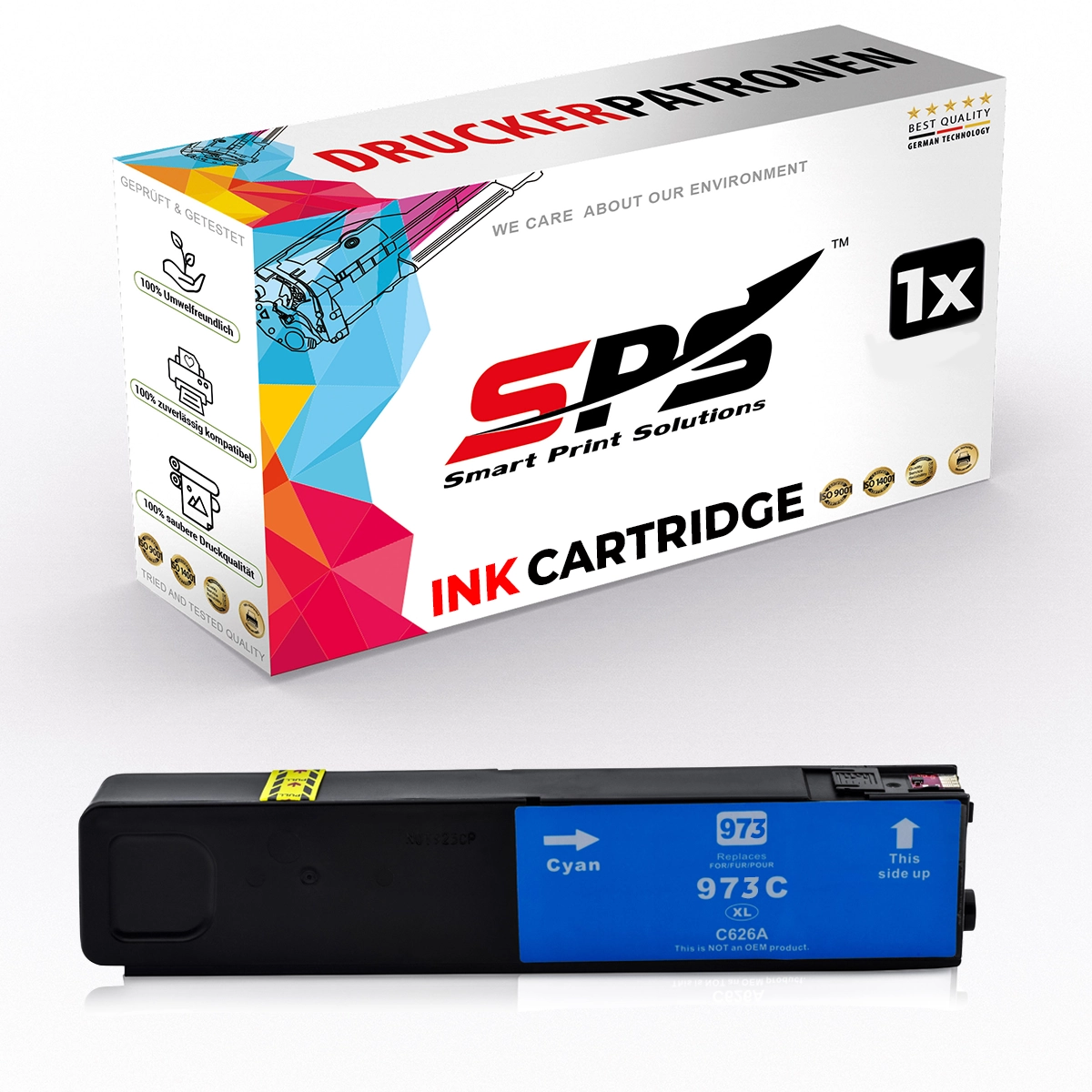 smart print solutions llc HP 973XL High Yield Cyan Compatible