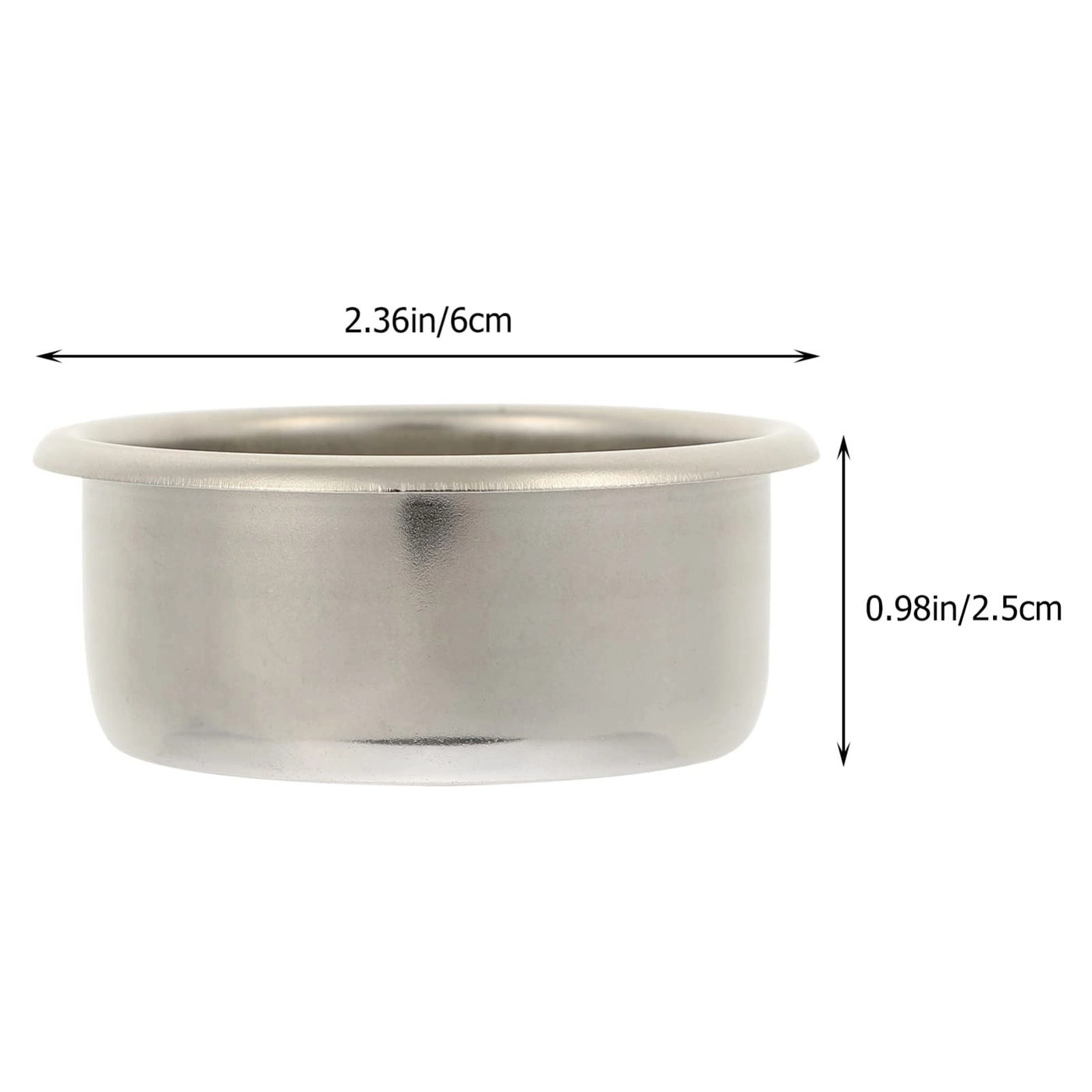 Espresso Filter Basket - 54mm Stainless Steel Double Espresso