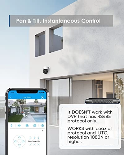 PT Dome Camera 1080P Pack